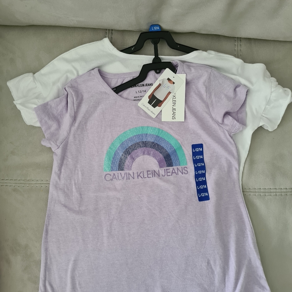 Calvin klein girl shirts